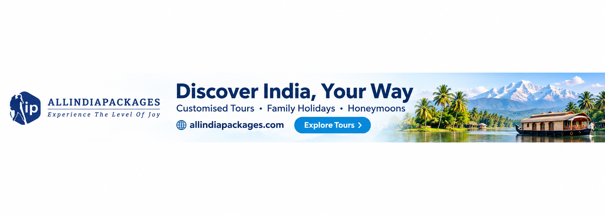 All India Packages — Discover India, Your Way. Customised tours, family holidays and honeymoon escapes. allindiapackages.com.